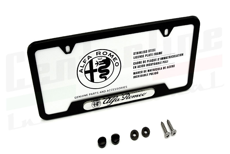 Alfa romeo license plate frame deals